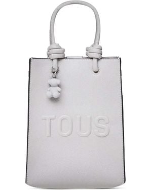 Tous Handtasche Mit Knotendetail - Grau