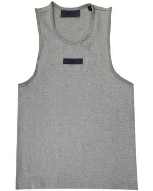 Fear Of God Trägershirt mit Logo-Applikation - Grau