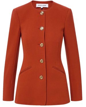 Veronica Beard Jessup ノーカラージャケット - レッド