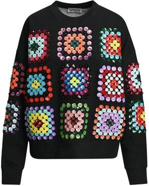 Essentiel Antwerp Karnaval Sequin-Embellished Sweatshirt - Black