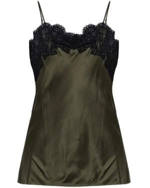 IRO Natron Lace-Trim Top - Green
