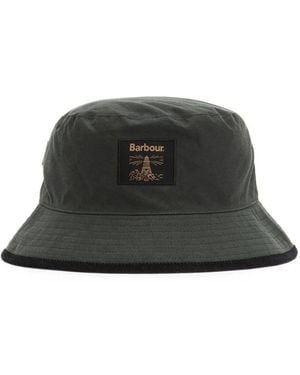 Barbour Canvas Bucket Hat - Black