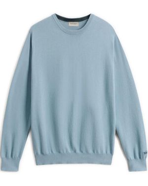 Woolrich Logo-Plaque Sweater - Blue