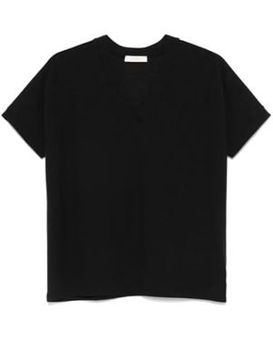 Zanone Cotton T-Shirt - Black