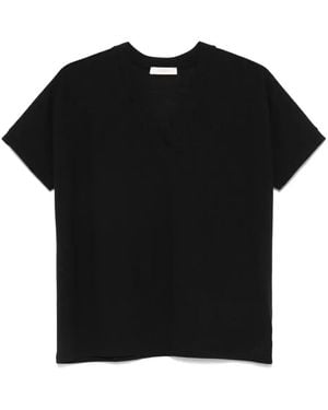 Zanone Cotton T-Shirt - Black