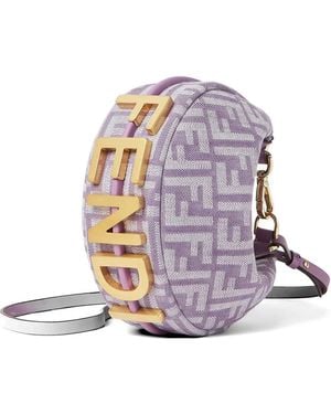 Fendi Mini Graphy Shoulder Bag - Purple