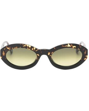 Lgr Dawa Tortoiseshell-Pattern Sunglasses - Metallic