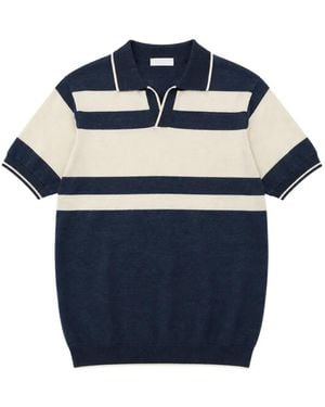 Heritage Polo A Righe - Blu