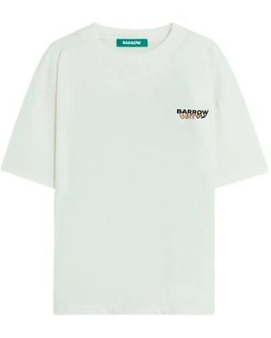 Barrow Teddy Graphic T-Shirt - White