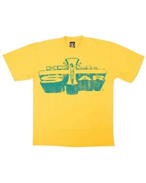 HELLSTAR T-Shirt À Imprimé Graphique - Yellow