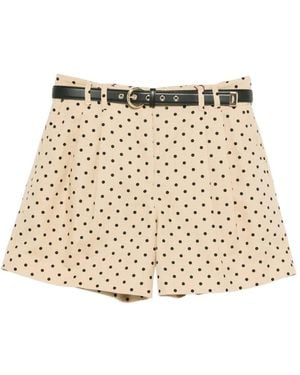 Max Mara Short Shorts - Natural