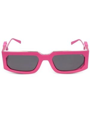 Philipp Plein Rectangle-Frame Sunglasses - Pink