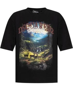 DSquared² Canada T-Shirt - Black