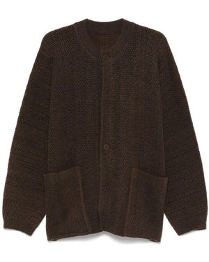 HOMME PLISSÉ ISSEY MIYAKE カーディガン ブラウン
