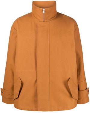 There Was One Cotton Field Jacket - Brown