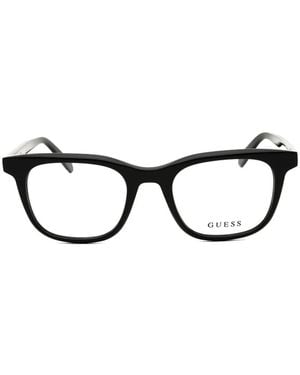 Guess Rectangle-Frame Glasses - Black