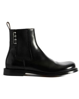 JW Anderson Leather Chelsea Boots - Black