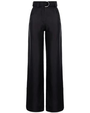 MANURI Joey Belted Trousers - Black