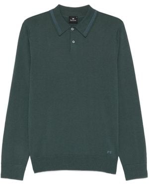 Paul Smith Polo-Neck Wool Sweater - Green