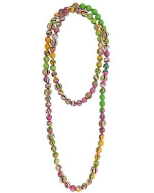 Maliparmi Beaded Necklace - Metallic