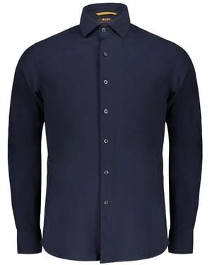 Moorer Sorrento Logo-Detail Shirt - Blue