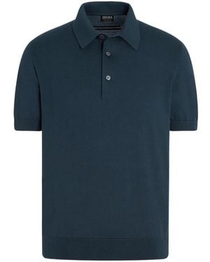 ZEGNA ポロシャツ - ブルー