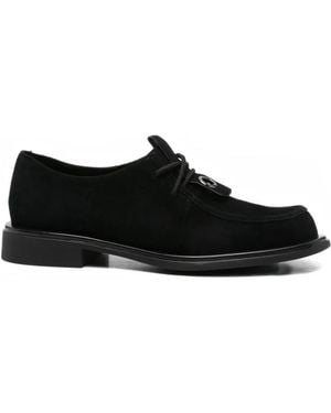 ADRIANNA FERETTI Ring-Detail Loafers - Black