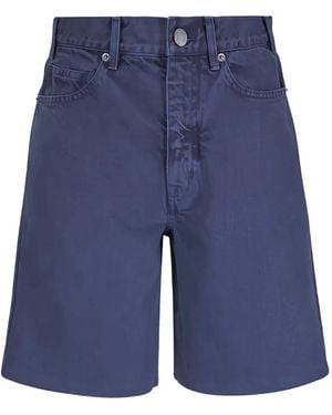 Nili Lotan Russel Five-Pocket Shorts - Blue