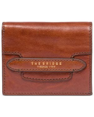 The Bridge Logo-Debossed Leather Wallet - Brown