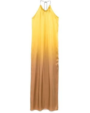 Max Mara Vestido largo de Deruta - Metálico