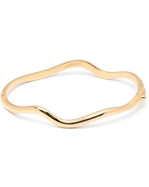 Missoma Molten Classic Hinged Bangle - Natural