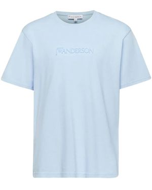 JW Anderson ロゴ シャツ - ブルー