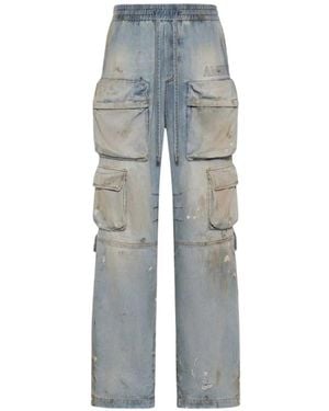 Amiri Cargo-pockets drawstring jeans - Grau
