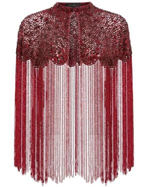 Jenny Packham Mantella Astralis - Rosso