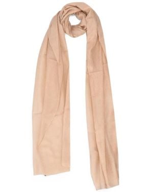LA ROSE Fine-Knit Scarf - White