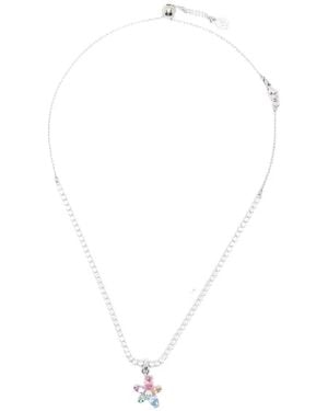 Swarovski X Ariana Grande Flower-Pedant Necklace - White