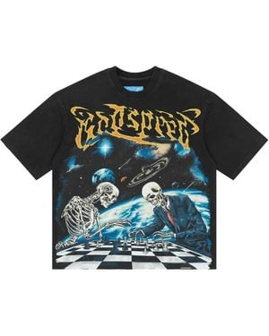 Godspeed Checkmate Graphic-Print T-Shirt - Black