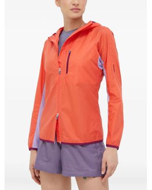 Icebreaker Hooded Colourblock Jacket - Red