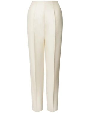 Alberta Ferretti Klassische Hose Mit Bügelfalten - Weiß