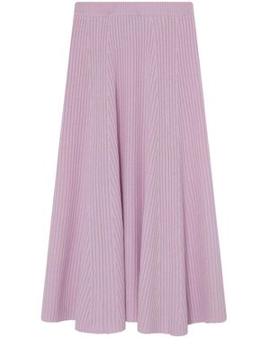 Pinko リブニット スカート - パープル