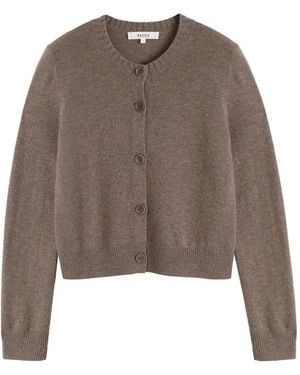 Chinti & Parker Button-Up Knitted Cardigan - Brown