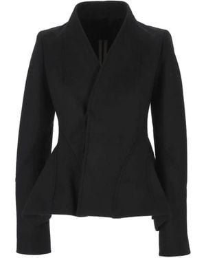 Rick Owens Chaqueta Cruzada Moog - Negro