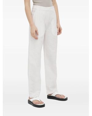 Samsøe & Samsøe Pantalon À Design Plissé - White