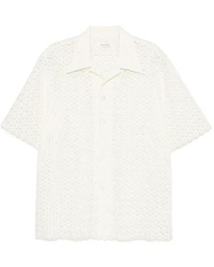 Wales Bonner Highlife Bowling Shirt - White