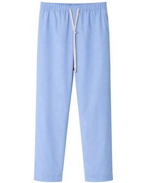 Gran Sasso Elasticated-Waist Pants - Blue
