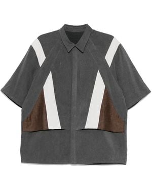 CROQUIS Camicia A Maniche Corte - Nero