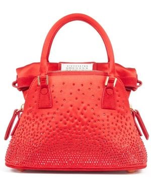 Maison Margiela Micro 5Ac Cinema Inferno Shoulder Bag - Red