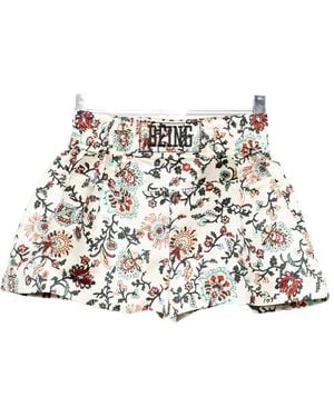 Sacai Floral Short - White