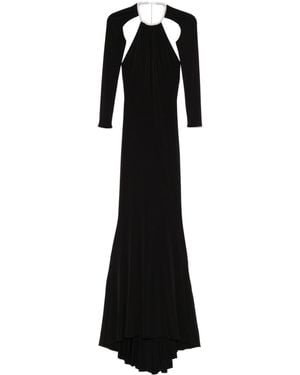 Nissa Open-Back Gown - Black