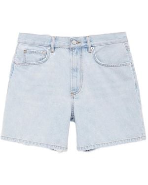 Anine Bing Delaney Shorts - Blue